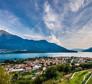 Blick vom Balkon