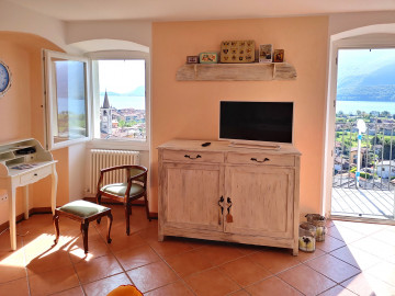 Ferienwohnung Comer See - Wohnzimmer